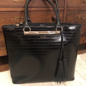 Anne Klein Black Computer Tote Bag - Brand New